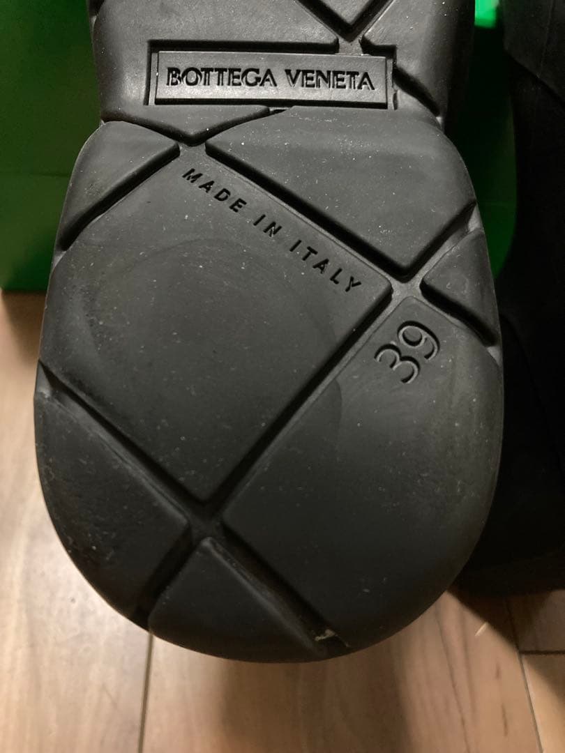 【正規品】BOTTEGA VENETA パドルブーツ　ブラック39