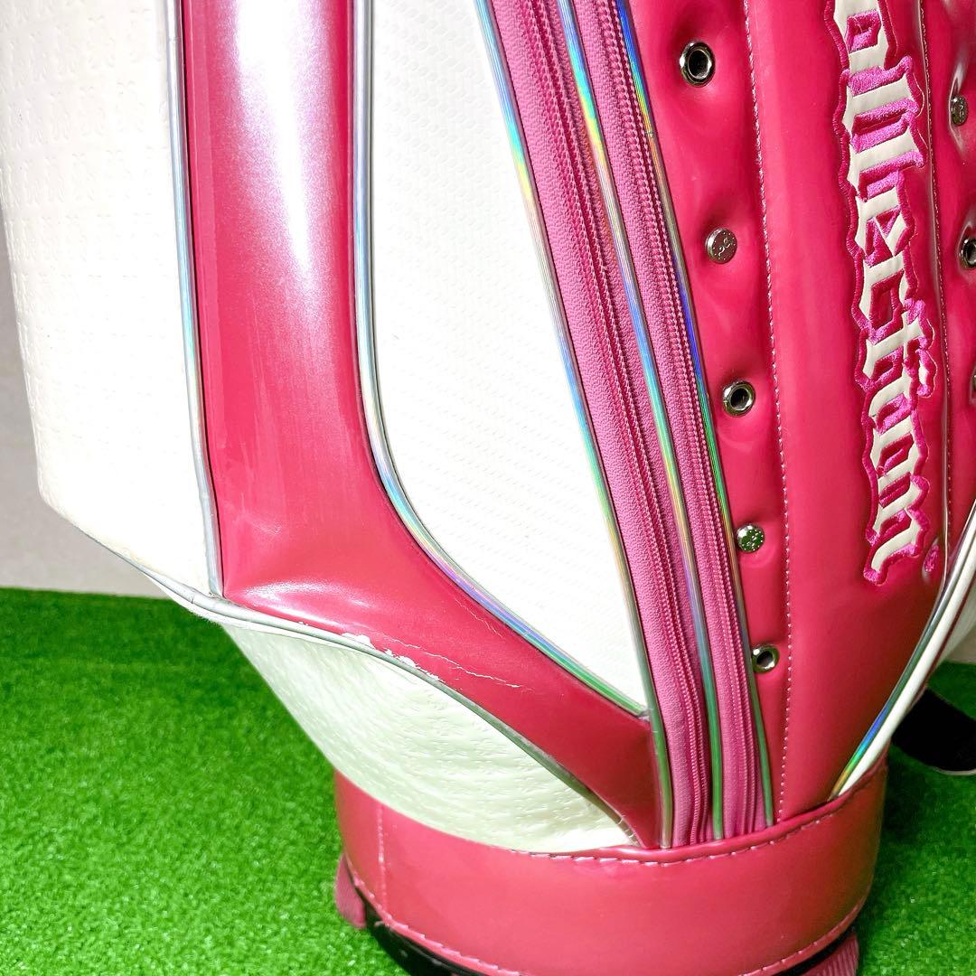 希少！マイノリティコレクション キャディバッグ オールエナメル 3点式