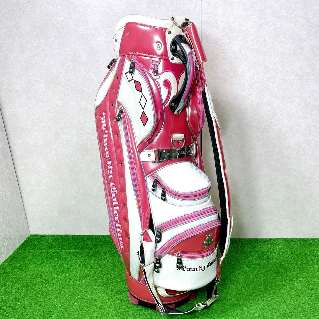 希少！マイノリティコレクション キャディバッグ オールエナメル 3点式