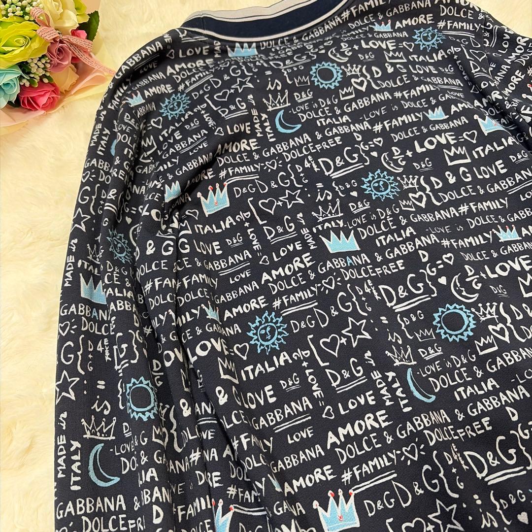 限定 DOLCE&GABANNA ドルガバ KING ワッペン 刺繍 トレーナーの通販