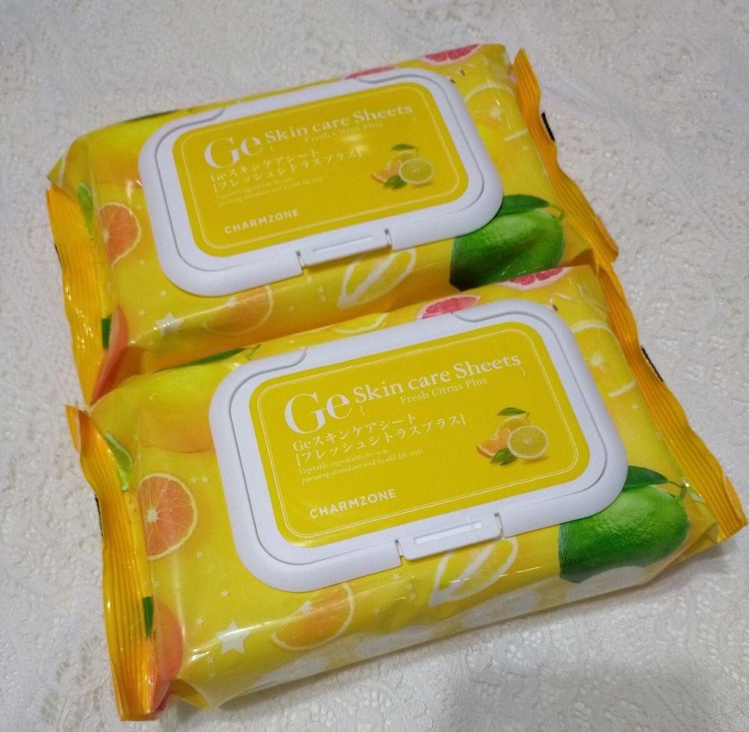 Geスキンケアシート クレンジング チャームゾーン フレッシュシトラス