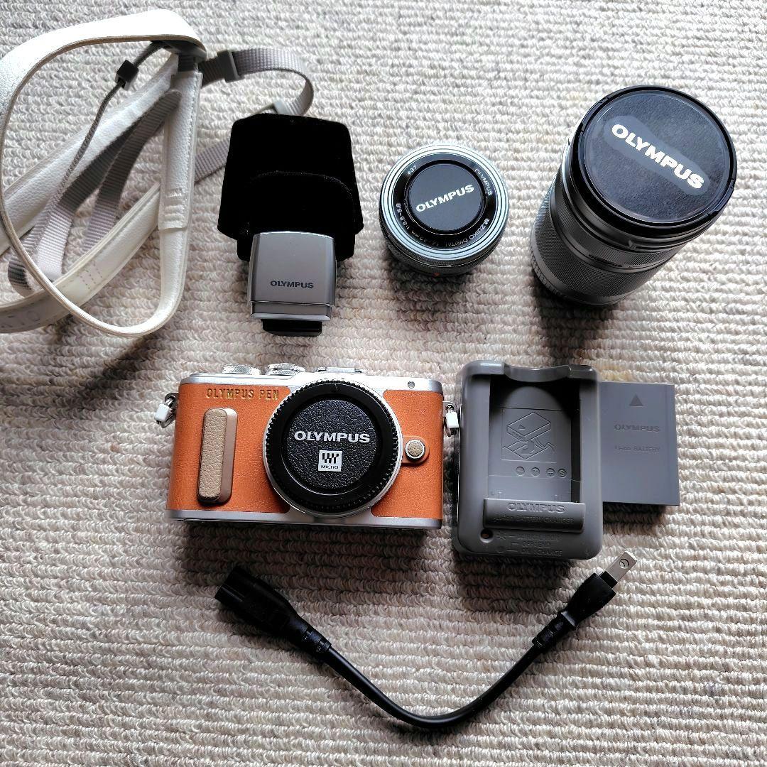【美品！】OLYMPUS PEN E-PL8 ダブルズーム　ショット数322