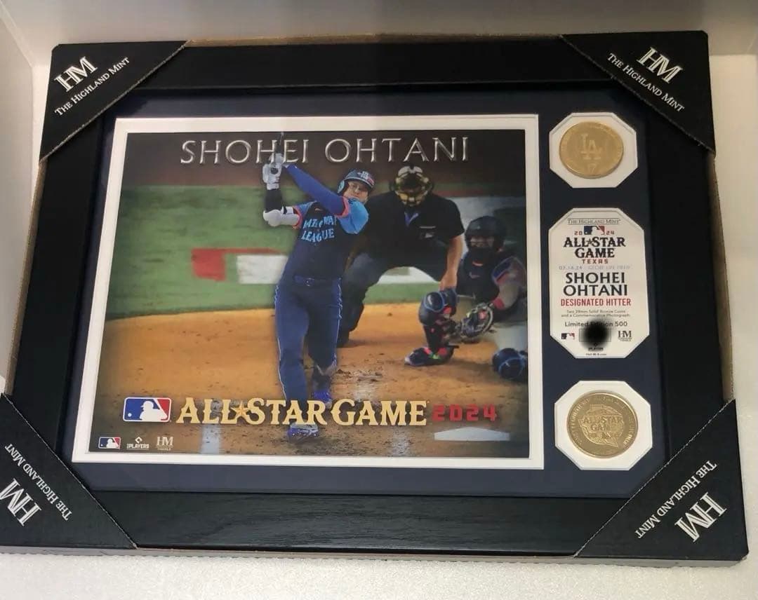 【大谷翔平】2024オールスター1号ホームランフォト&フレーム 新品
