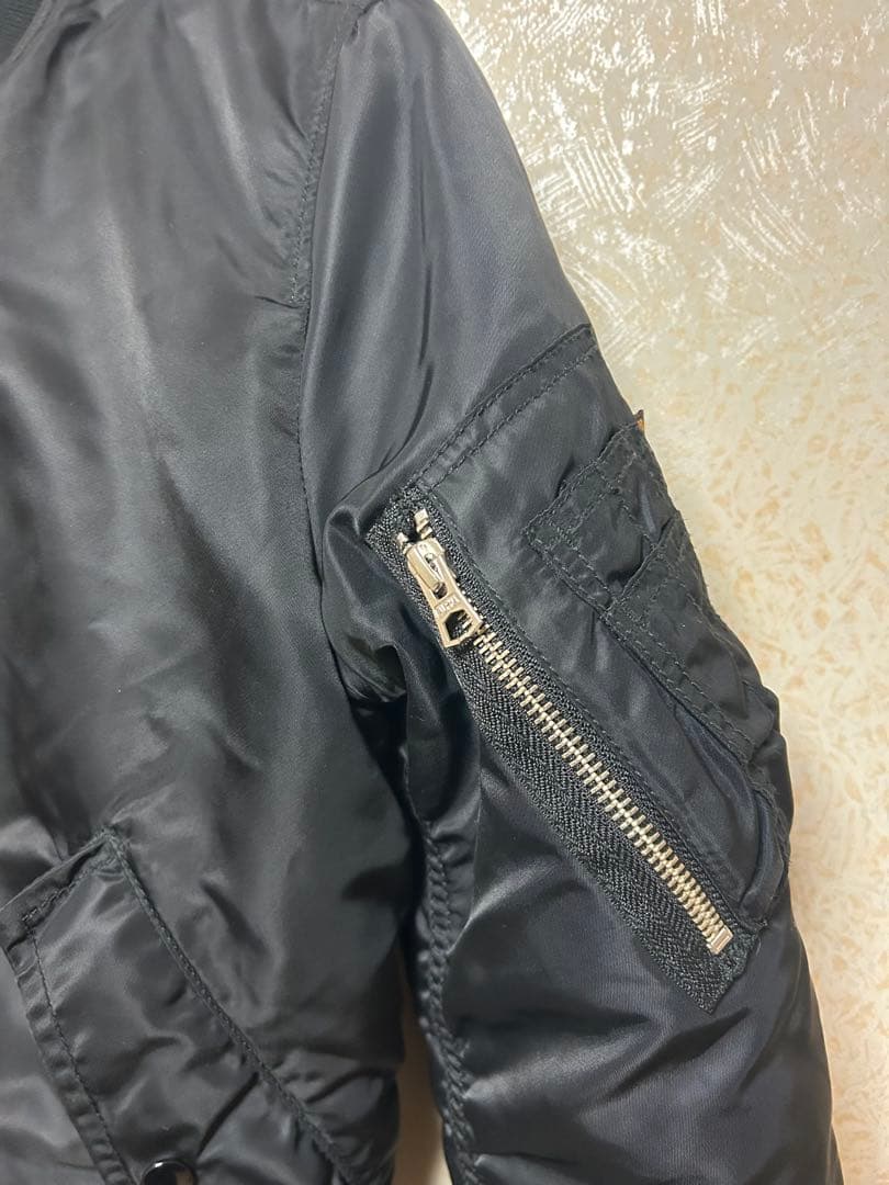 ALPHA MA-1 フライトジャケット　ブラック　xs