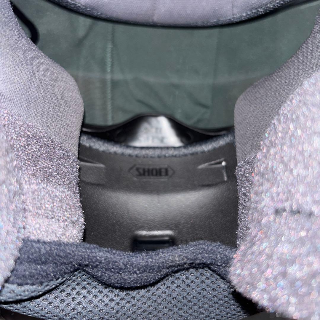 SHOEI フルフェイスヘルメット ホワイト/ブラック/レッド　サイズＭ