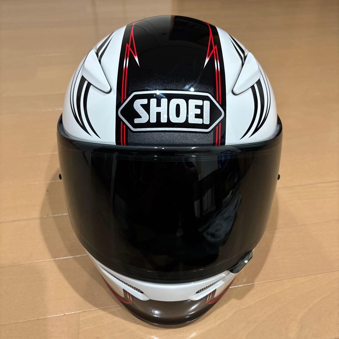 SHOEI フルフェイスヘルメット ホワイト/ブラック/レッド　サイズＭ