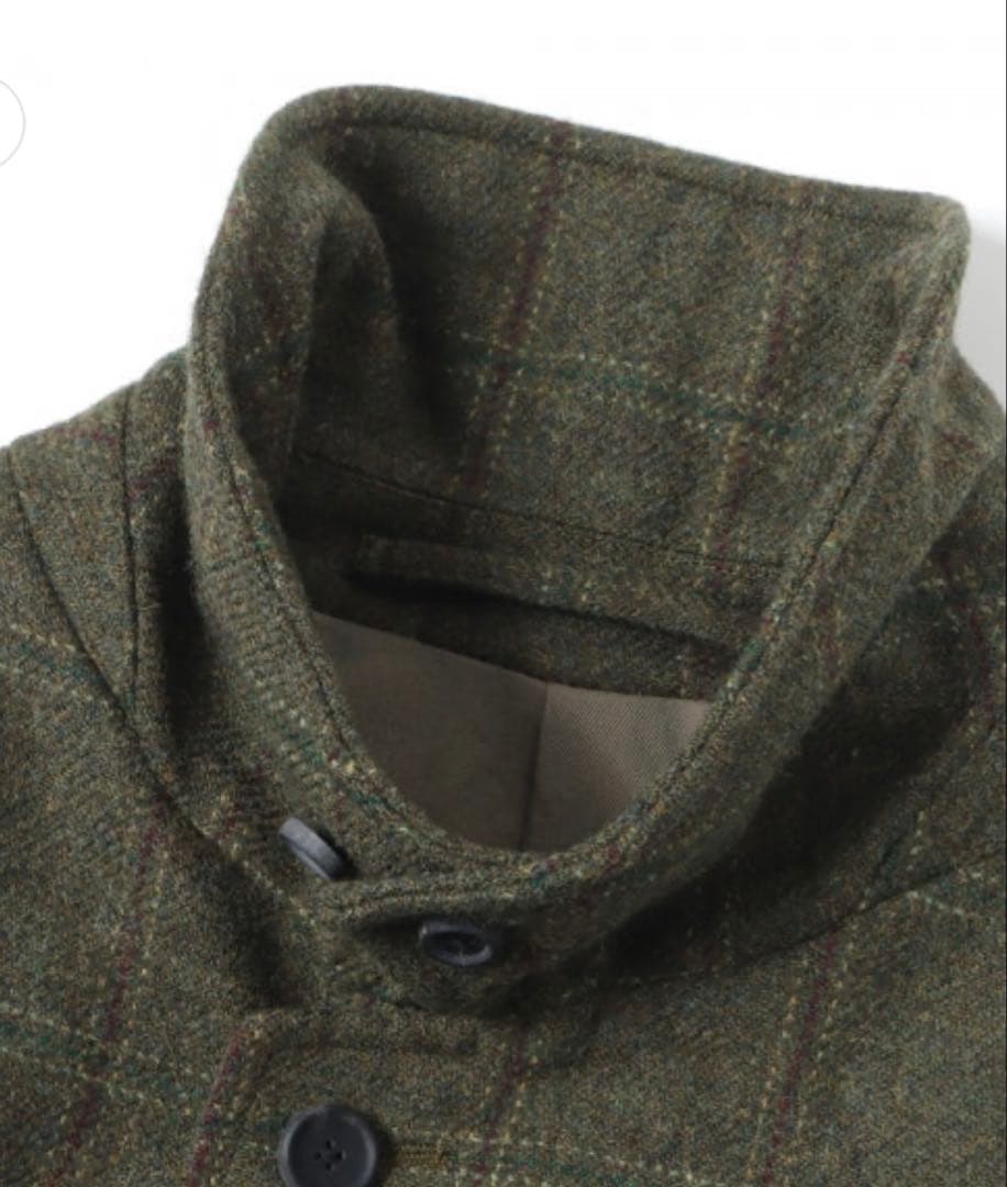 A.PRESSE アプレッセ22FW Tweed Balmacaan Coat
