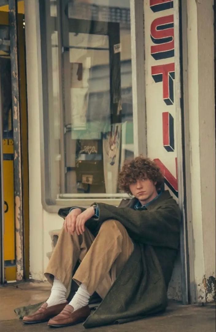 A.PRESSE アプレッセ22FW Tweed Balmacaan Coat