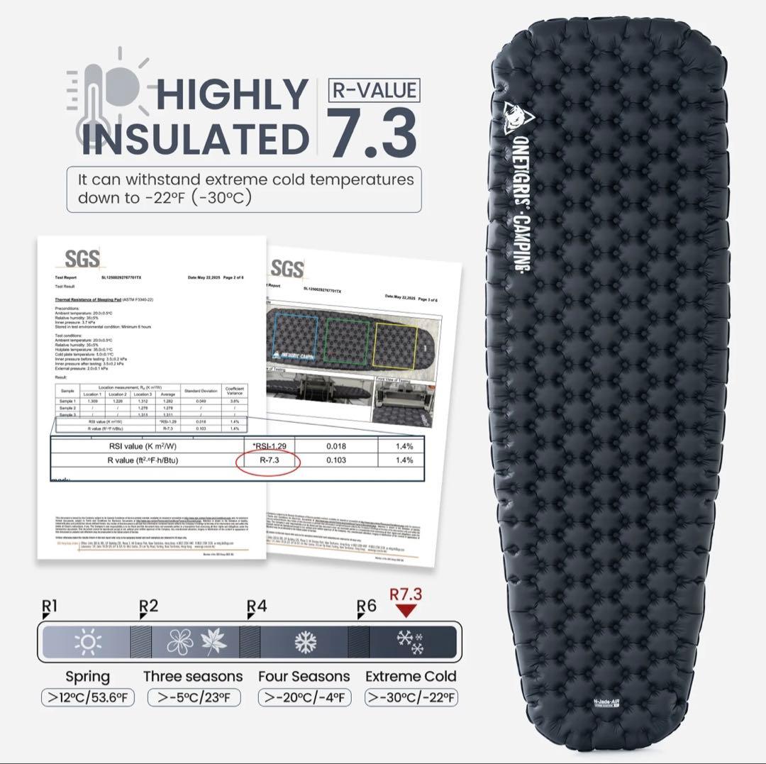 【新品未使用】OneTigris DREAMSTAR スリーピングパッド