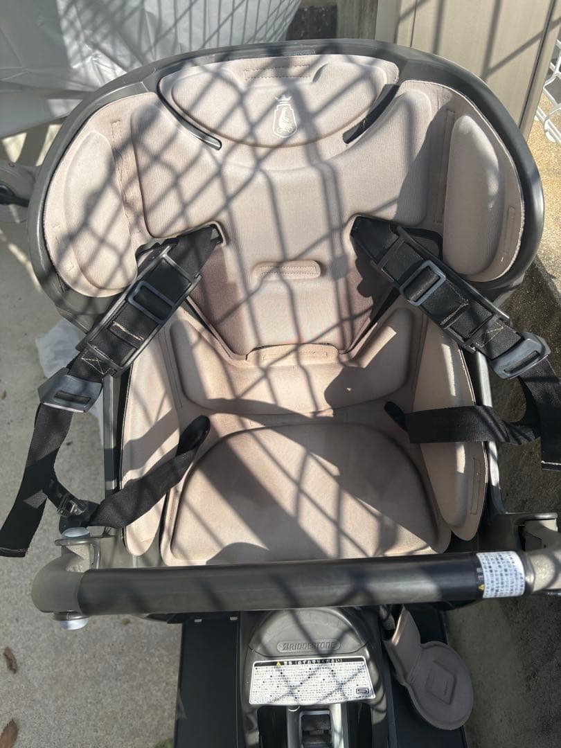 広島 直接引渡のみ）非電動 ビッケモブ リアチャイルドシート付 ブルー