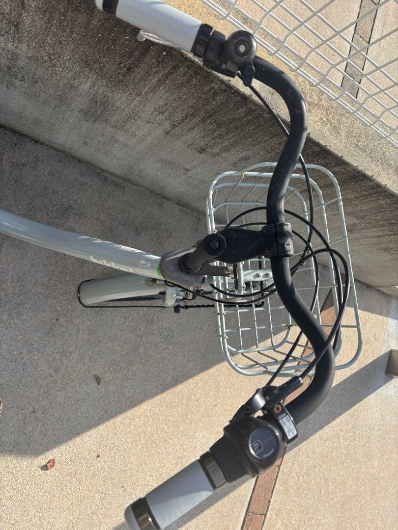 広島 直接引渡のみ）非電動 ビッケモブ リアチャイルドシート付 ブルー