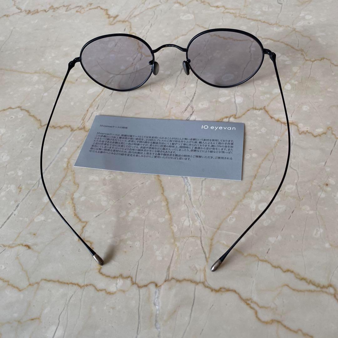 値下げ！【10 EYEVAN】 no.3 49 SUN c.10S サングラス