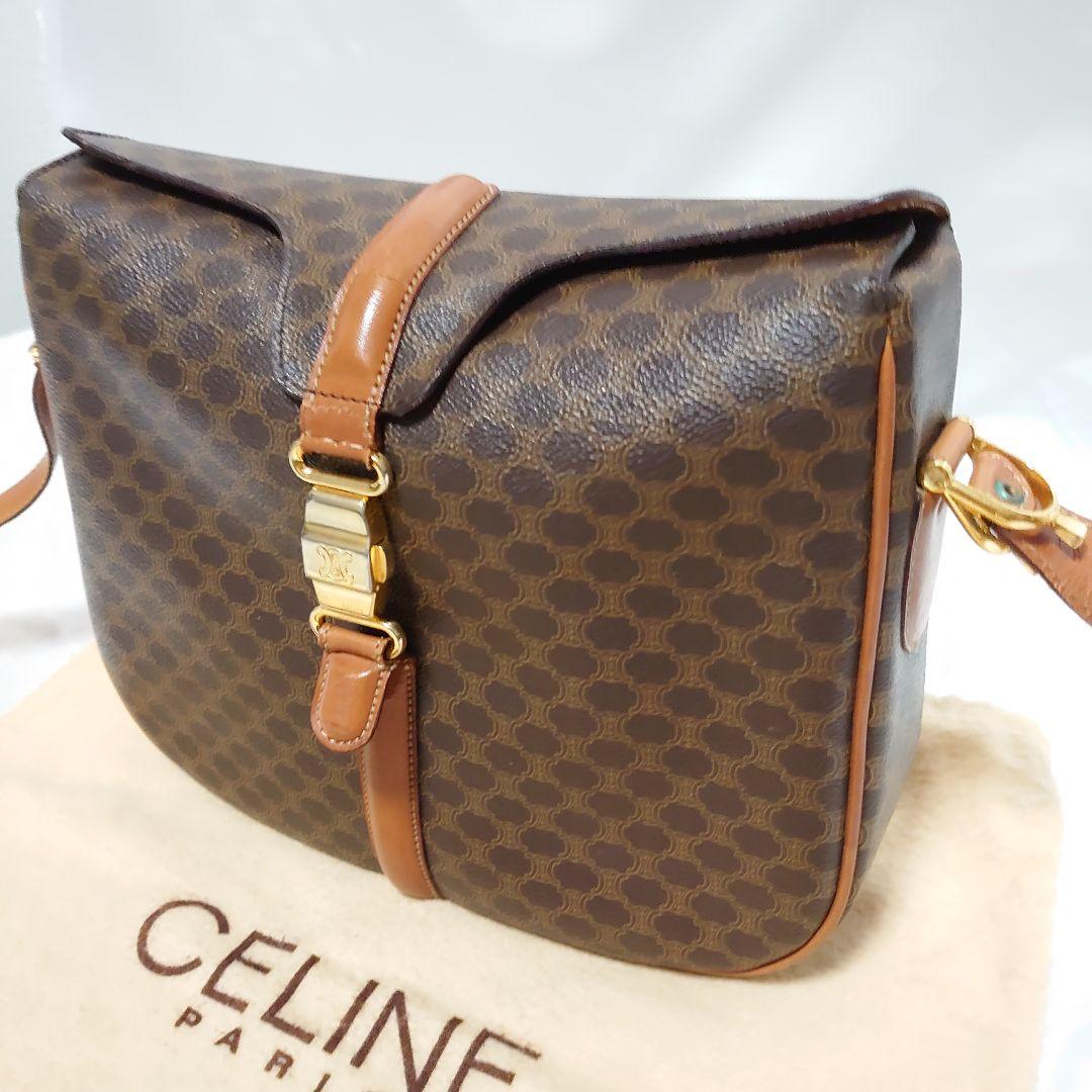 CELINE マカダム柄 ショルダーバッグ トートバッグ