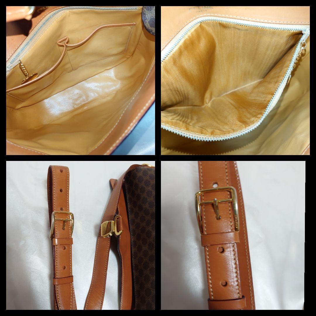 CELINE マカダム柄 ショルダーバッグ トートバッグ