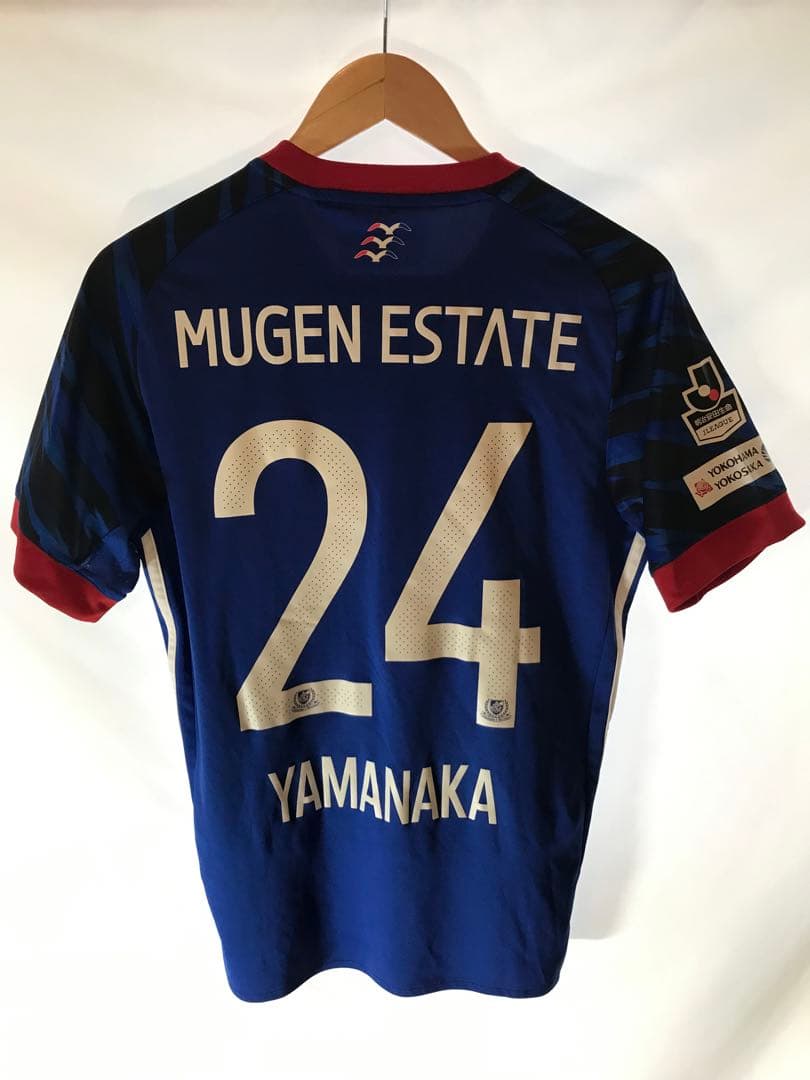 正規品 adidas 横浜F・マリノス「24」山中亮輔 半袖 M ユニフォーム