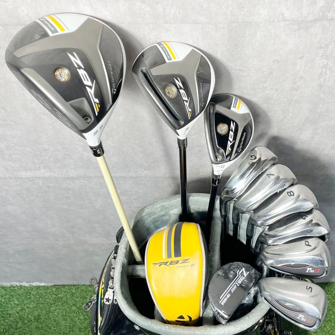 【貴重レフティ】テーラーメイド RBZ ゴルフクラブセット 10本 S 左 良品