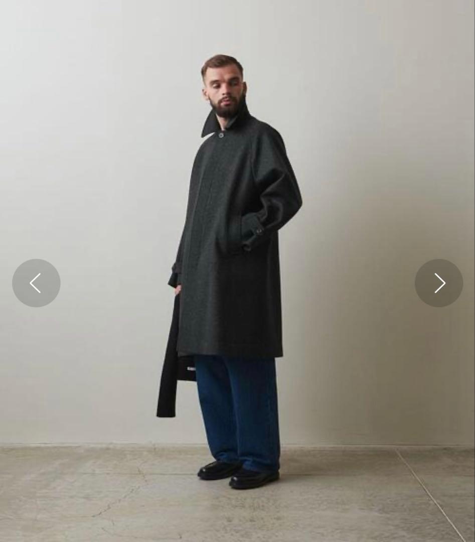 steven alan バルマカーンコート ステンカラーコート ウールコート L