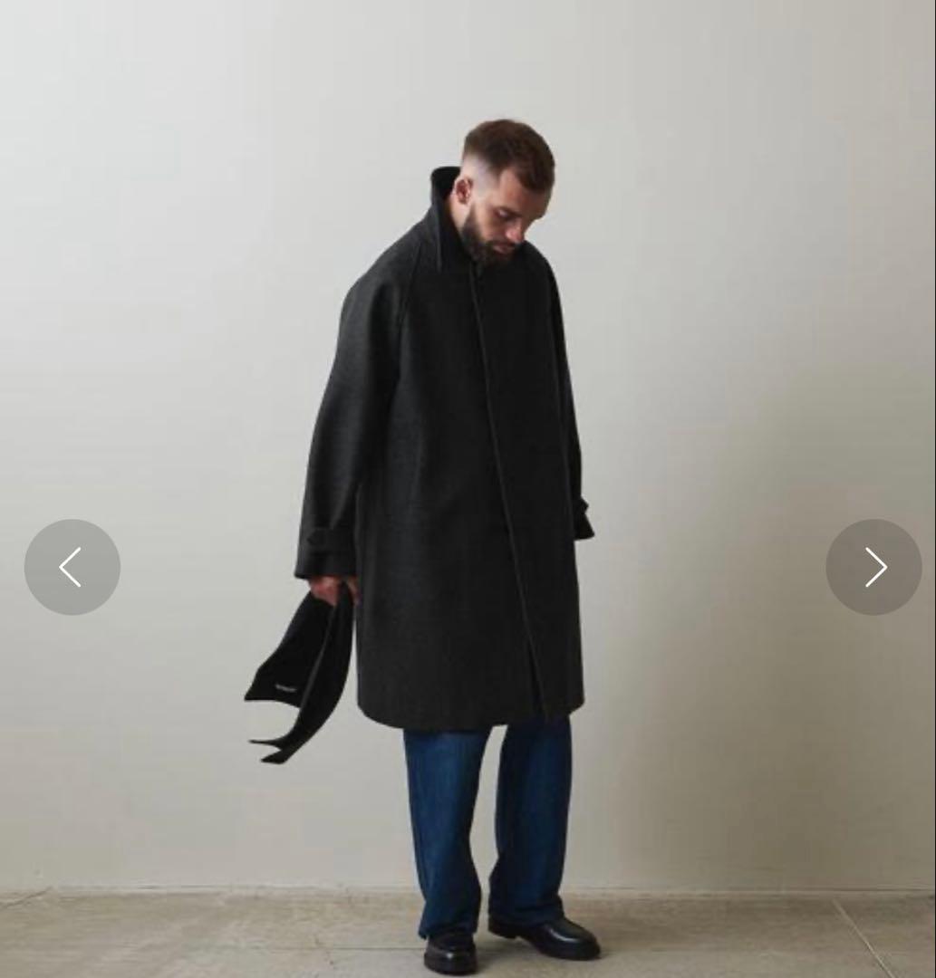 steven alan バルマカーンコート ステンカラーコート ウールコート L