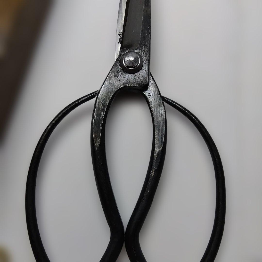 りゅうちゃん　植木鋏（左用）（青）（三寸五分） ステン刃長大久保　2点