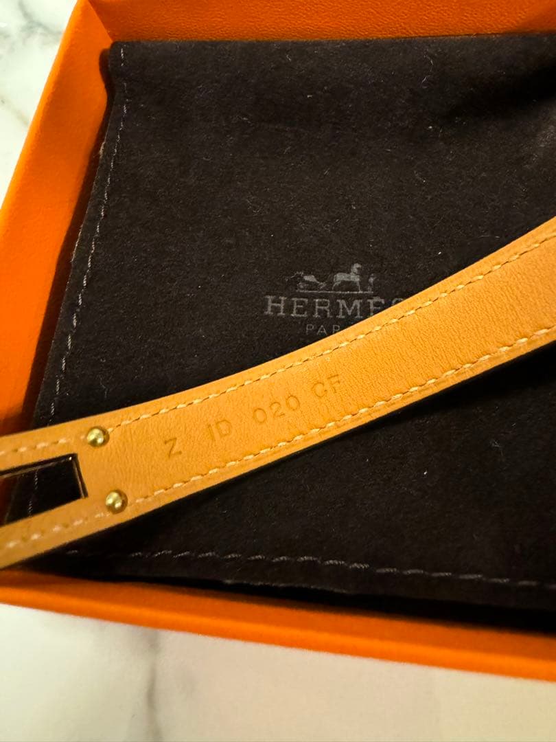 未使用　エルメス　ケリー　ドゥブルトゥール　オンブレ　リザード