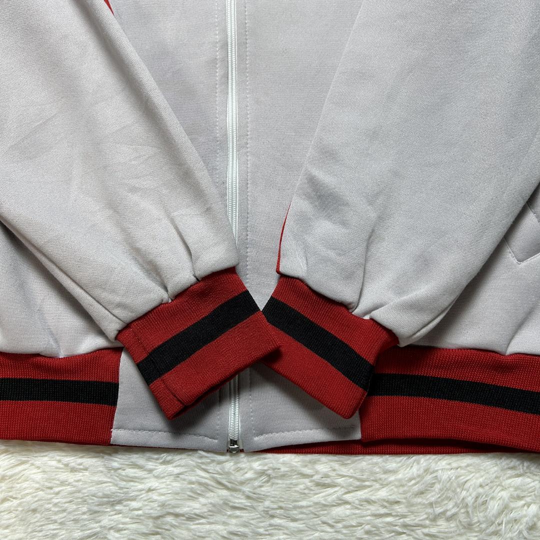 希少✨80s アディダス トラックジャケット デサント ジャージ L相当 赤