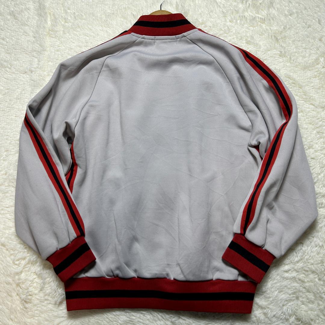 希少✨80s アディダス トラックジャケット デサント ジャージ L相当 赤