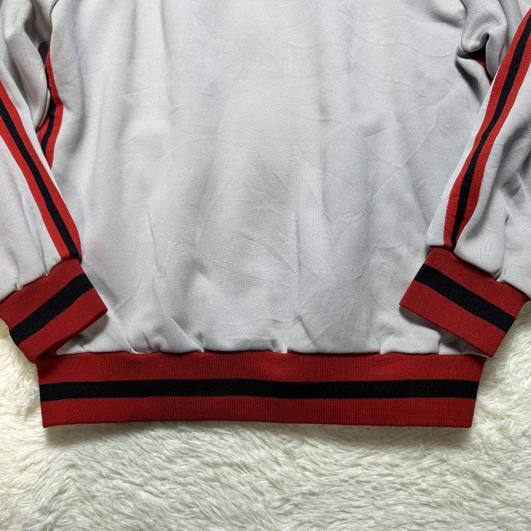 希少✨80s アディダス トラックジャケット デサント ジャージ L相当 赤