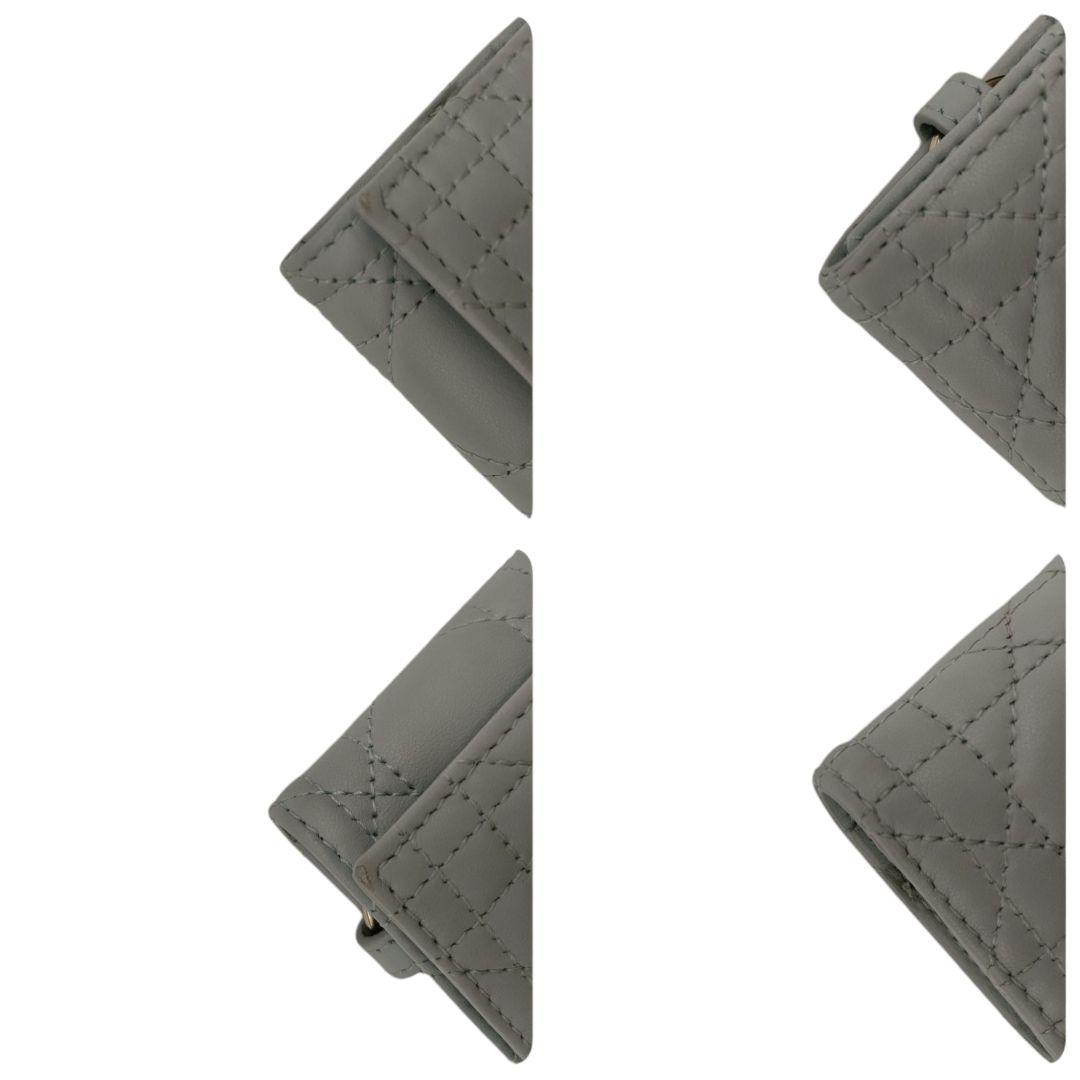 ディオール　キーケース　キーリング　カナージュ　ライトブルー　ディオールチャーム