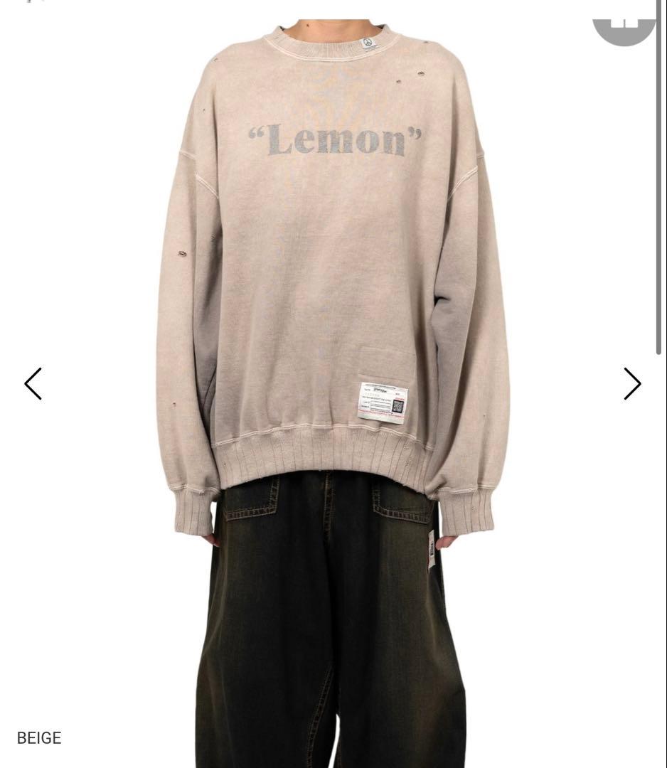 Mihara Yasuhiro スウェットシャツ ベージュ