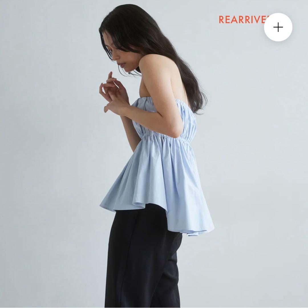 SeaRoomlynn ウエストシェイプベアトップ・チューブトップライトブルー