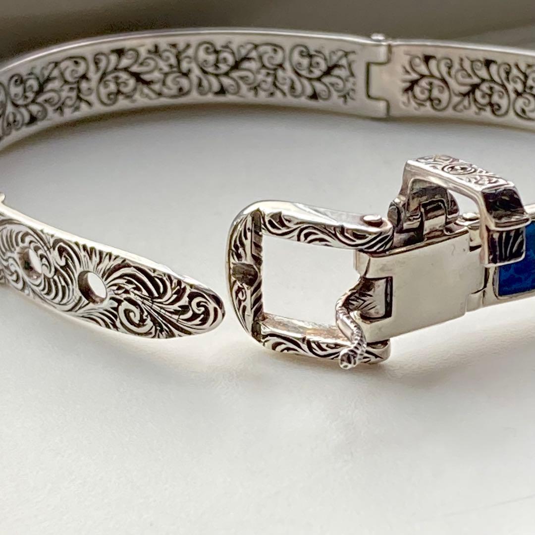 希少 GUCCI タイガーヘッド ガーデン シルバー925 バングル ミケーレ