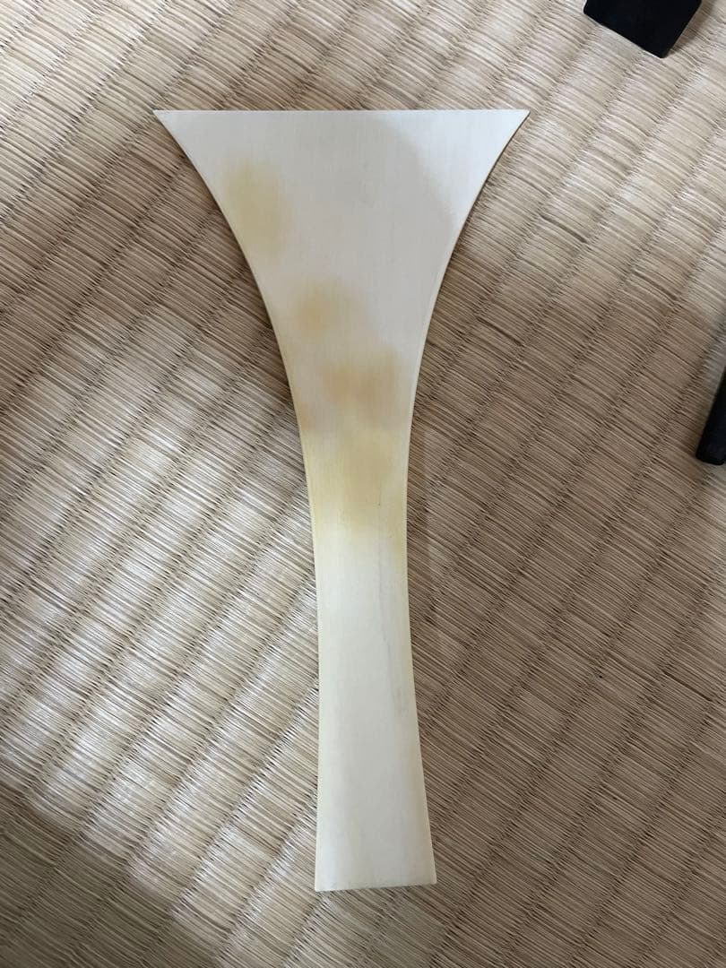 三味線　紫檀 金細　18k印　破れなし