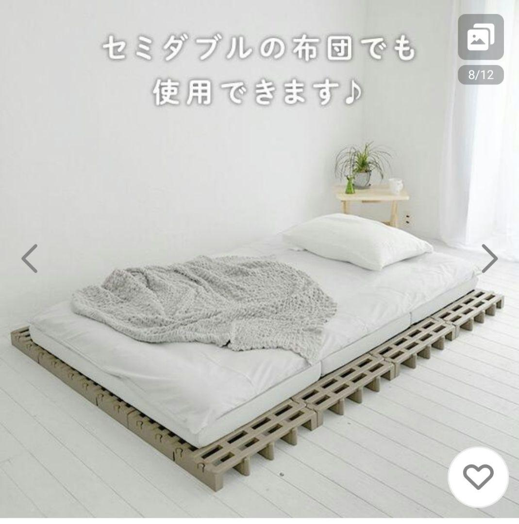 新品未使用　Belca すのこベッド ダブル 12枚入り JS-BR12