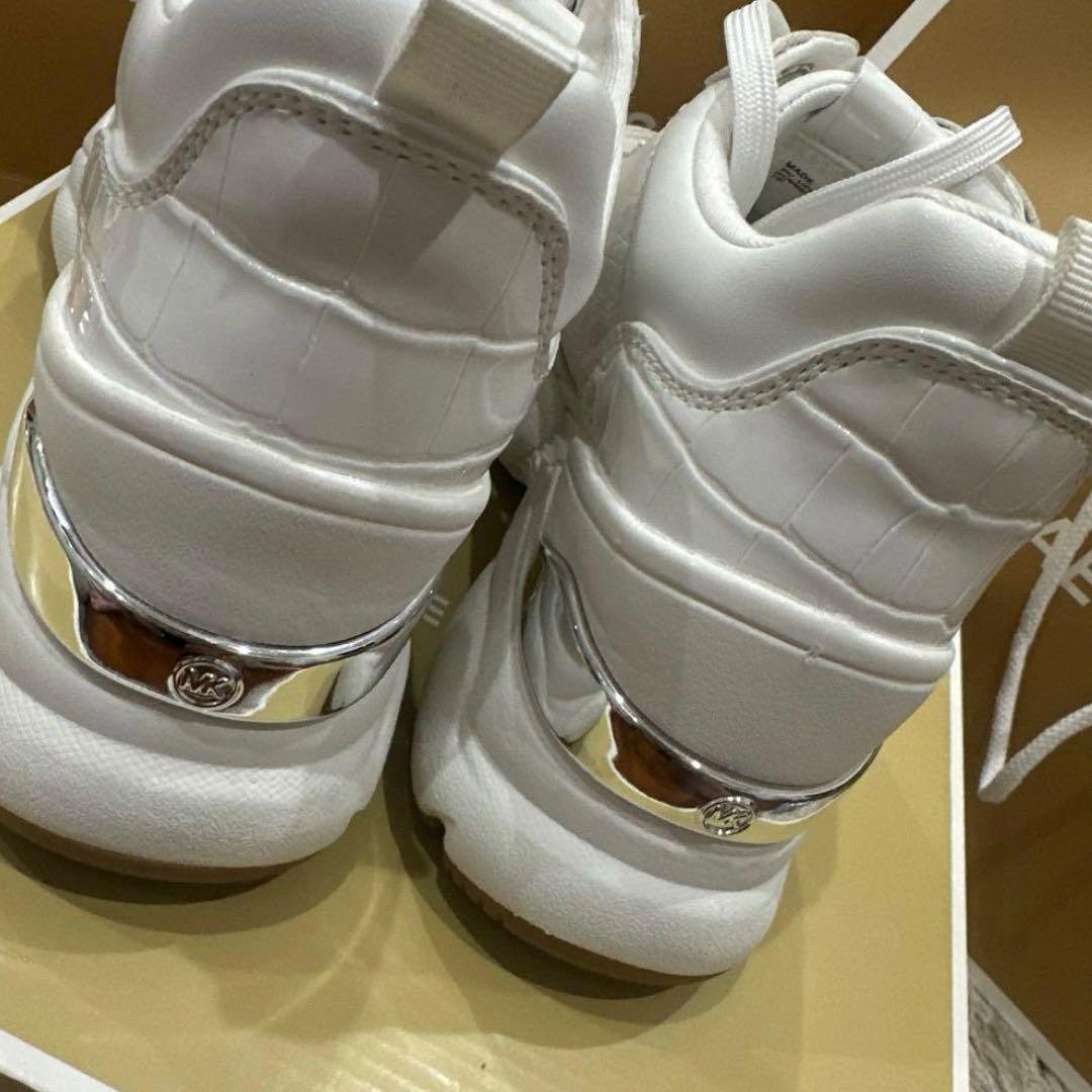 MICHAEL KORS KATRINA ホワイト スニーカー 厚底