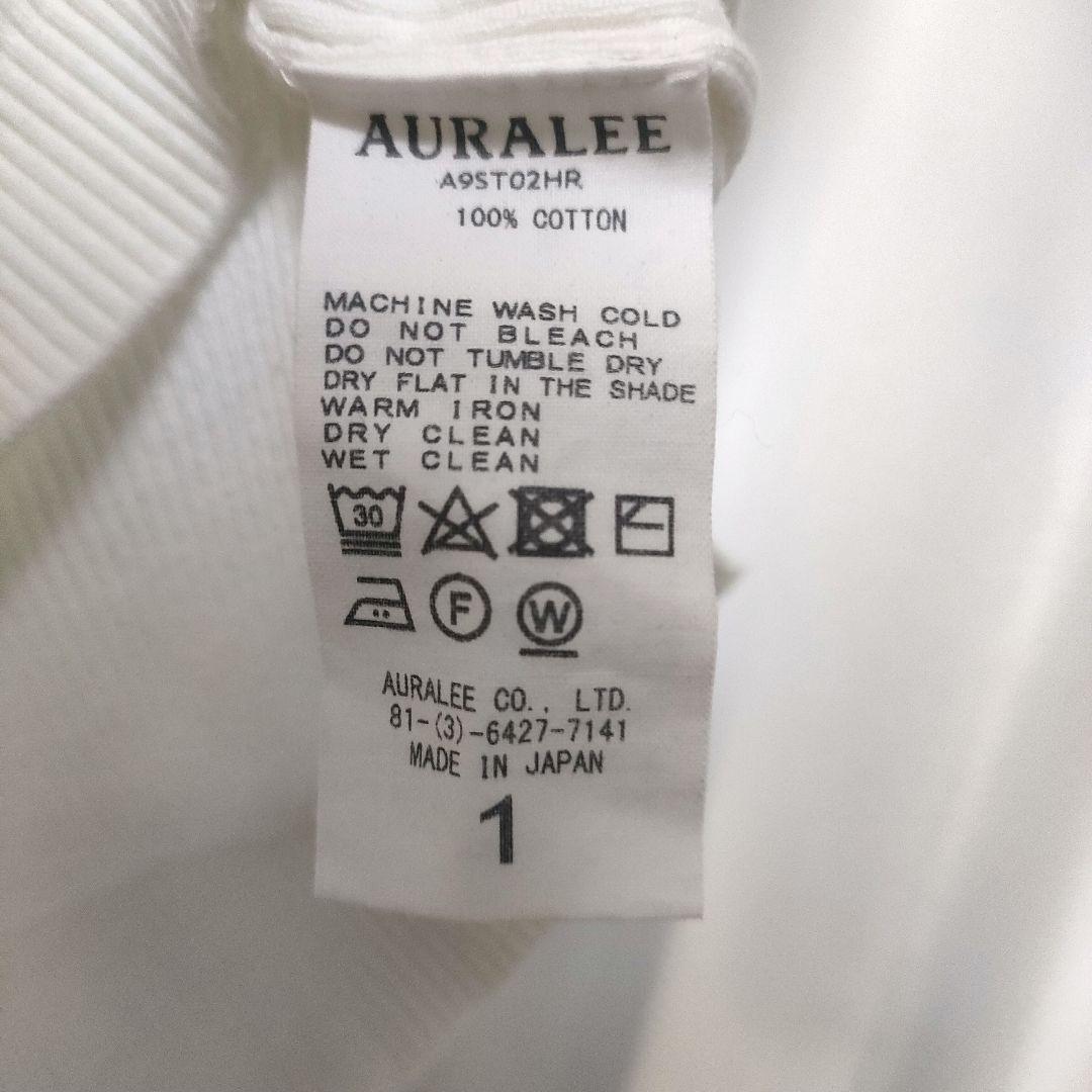 トップス AURALEE HIGH GAUGE RIB KNIT TANK