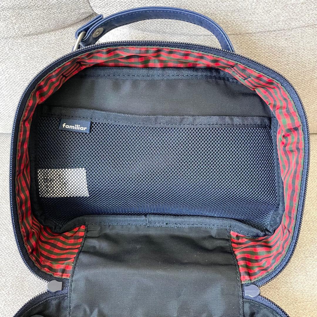 未使用品 familiar ファミリア おむつポーチ 現行品 ガーゼハンカチ付き