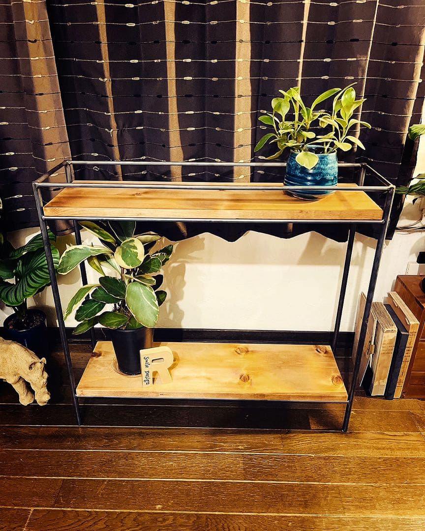 ナチュラルウッド ベンチ スチール脚 MADE BY SEVEN 家具