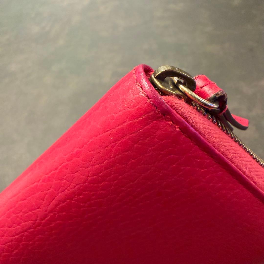 GUCCI グッチ GGマーモント ラウンドファスナー 長財布 バタフライ