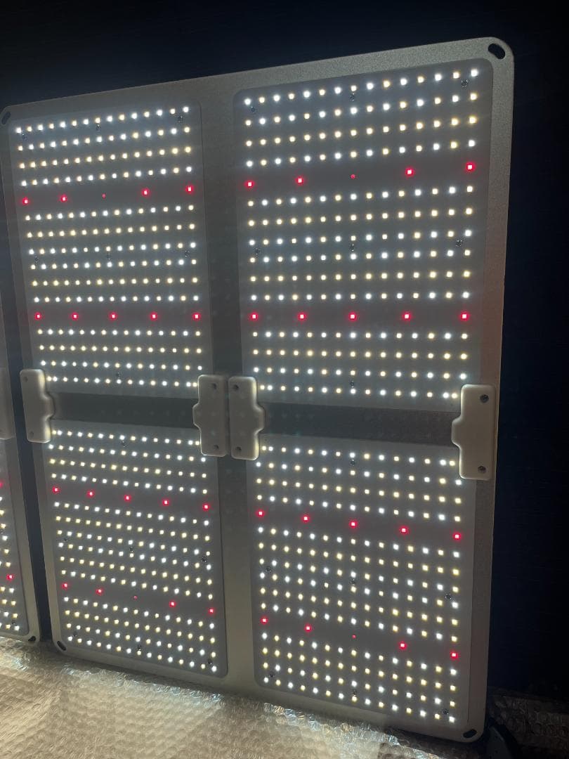 2台　フルスペクトラム　植物育成ライト　450W　LED グロウライト　調光付き