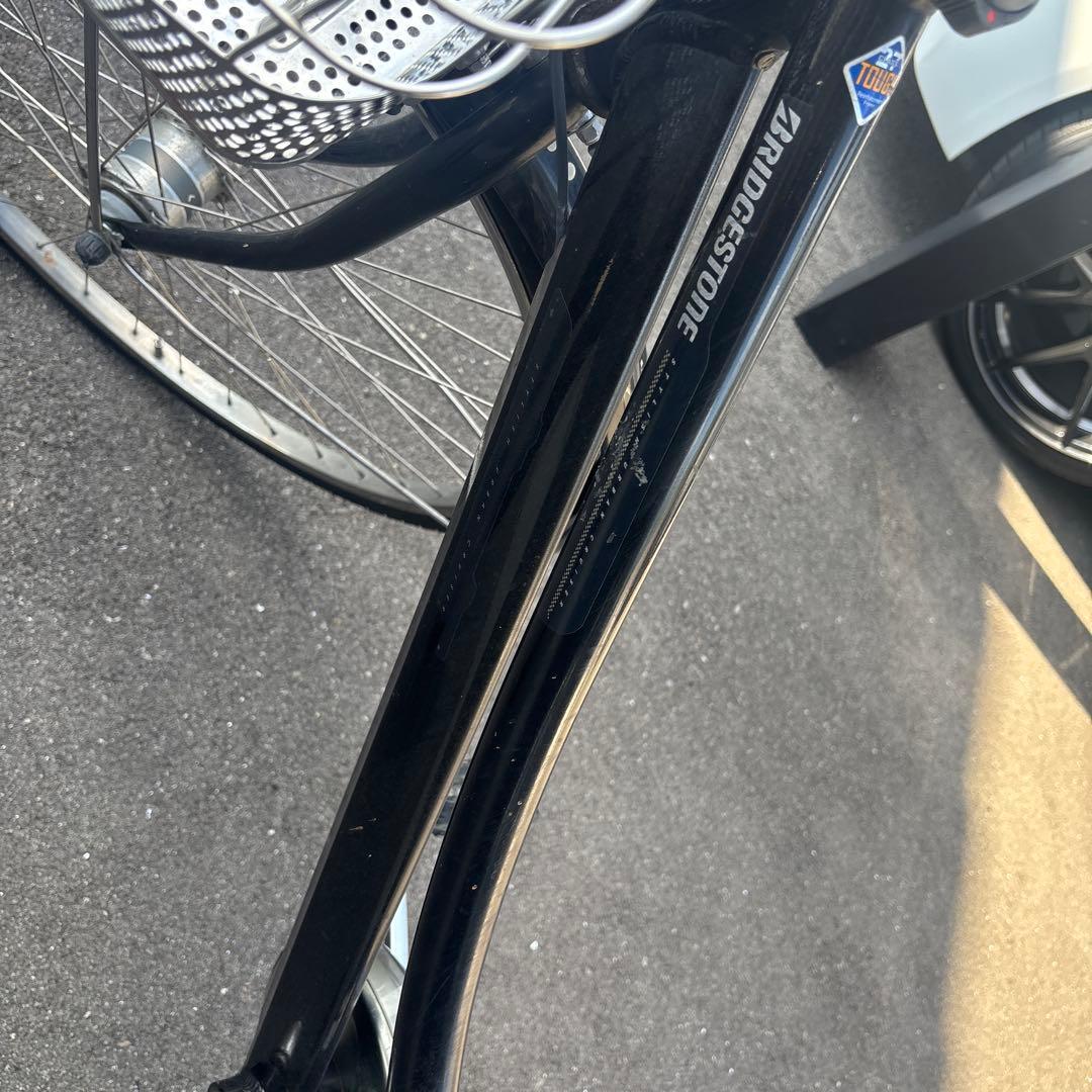 ブリジストン通学シティサイクル ブラック アルベルト27インチ変速付