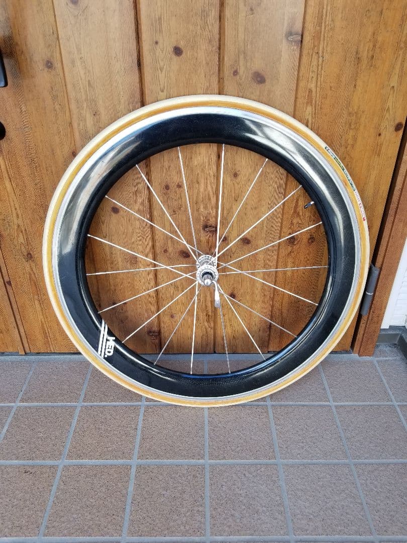 HED カーボン チューブラー フロントホイール 700c HED. カーボン