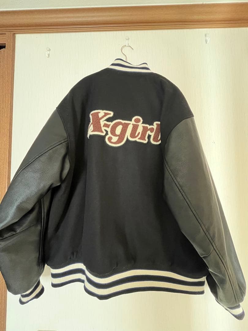 美品X-girl スタジャン