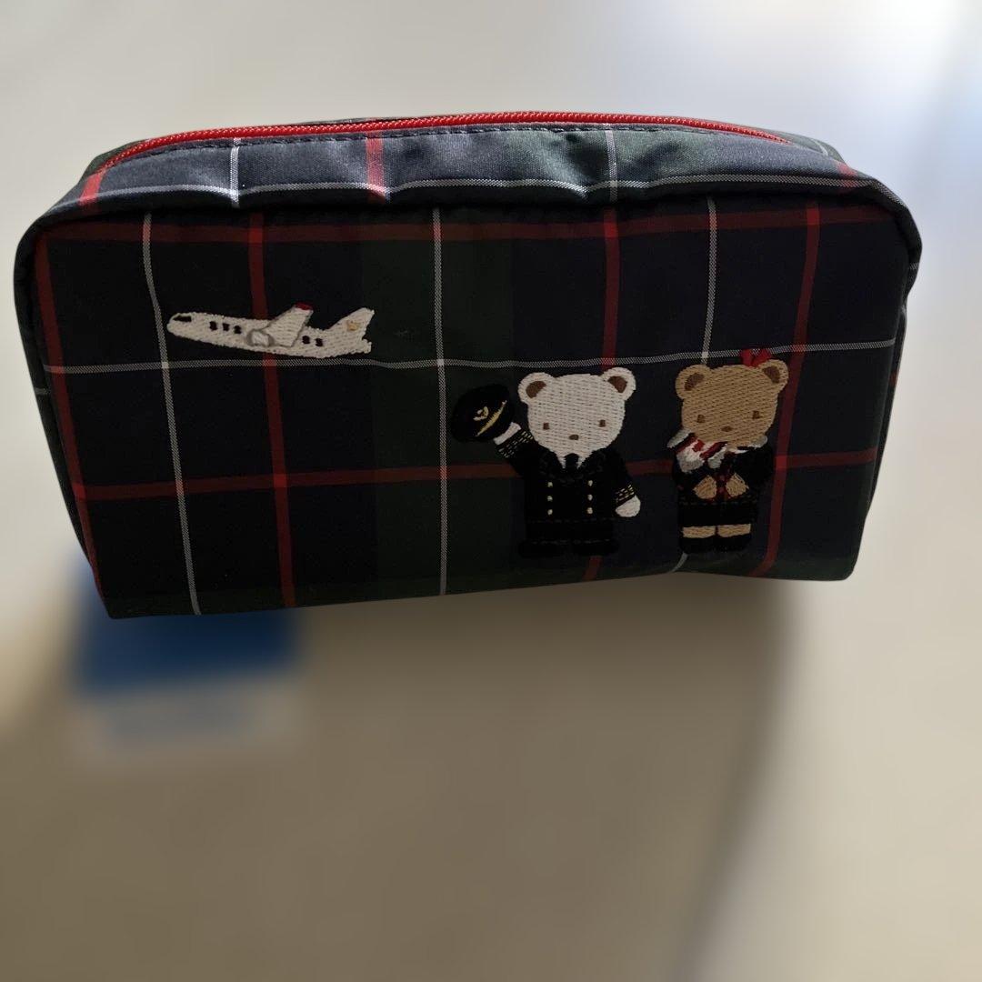 JAL機内販売限定」ファミリアJALオリジナルポーチ - メルカリ