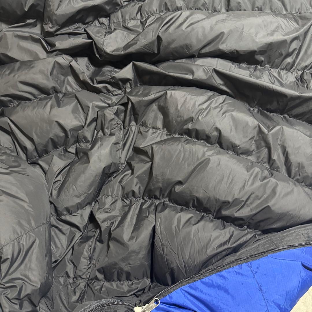 美品NANGAオーロラテックス　ダウンシュラフ450DX 寝袋　ブルー