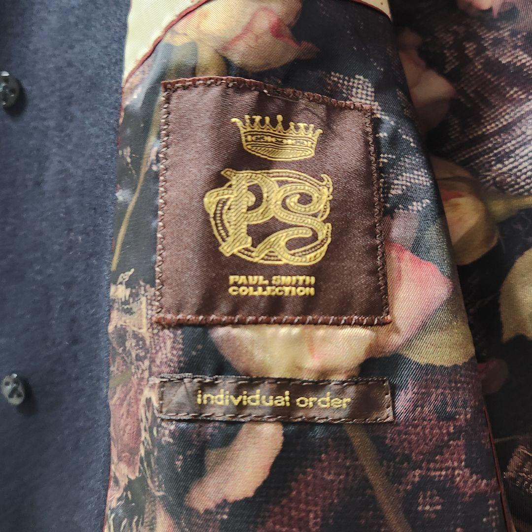 未使用級✨ポールスミス 最高級ライン チェスターコート 総カシミヤ 裏地総柄