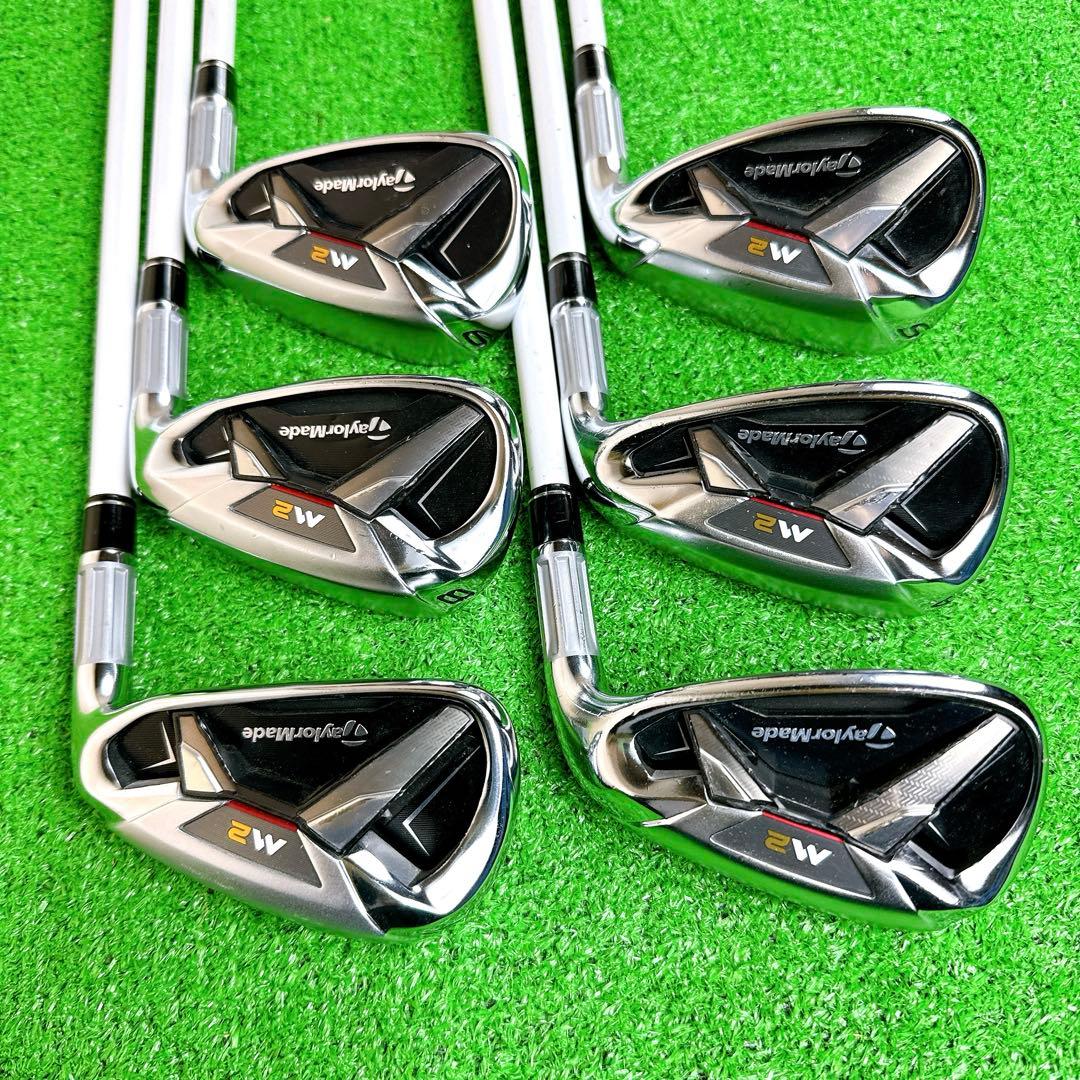 レディース TaylorMade M2 初代 アイアンセット 6本 L ゴルフ