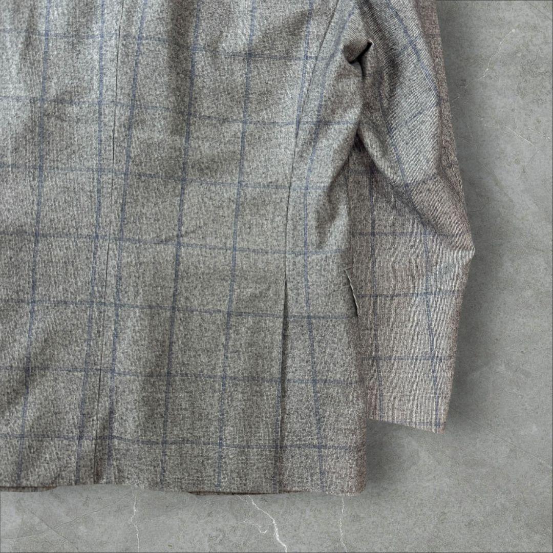 BEAMS F テーラードジャケットジャケット カノニコ グレー チェック