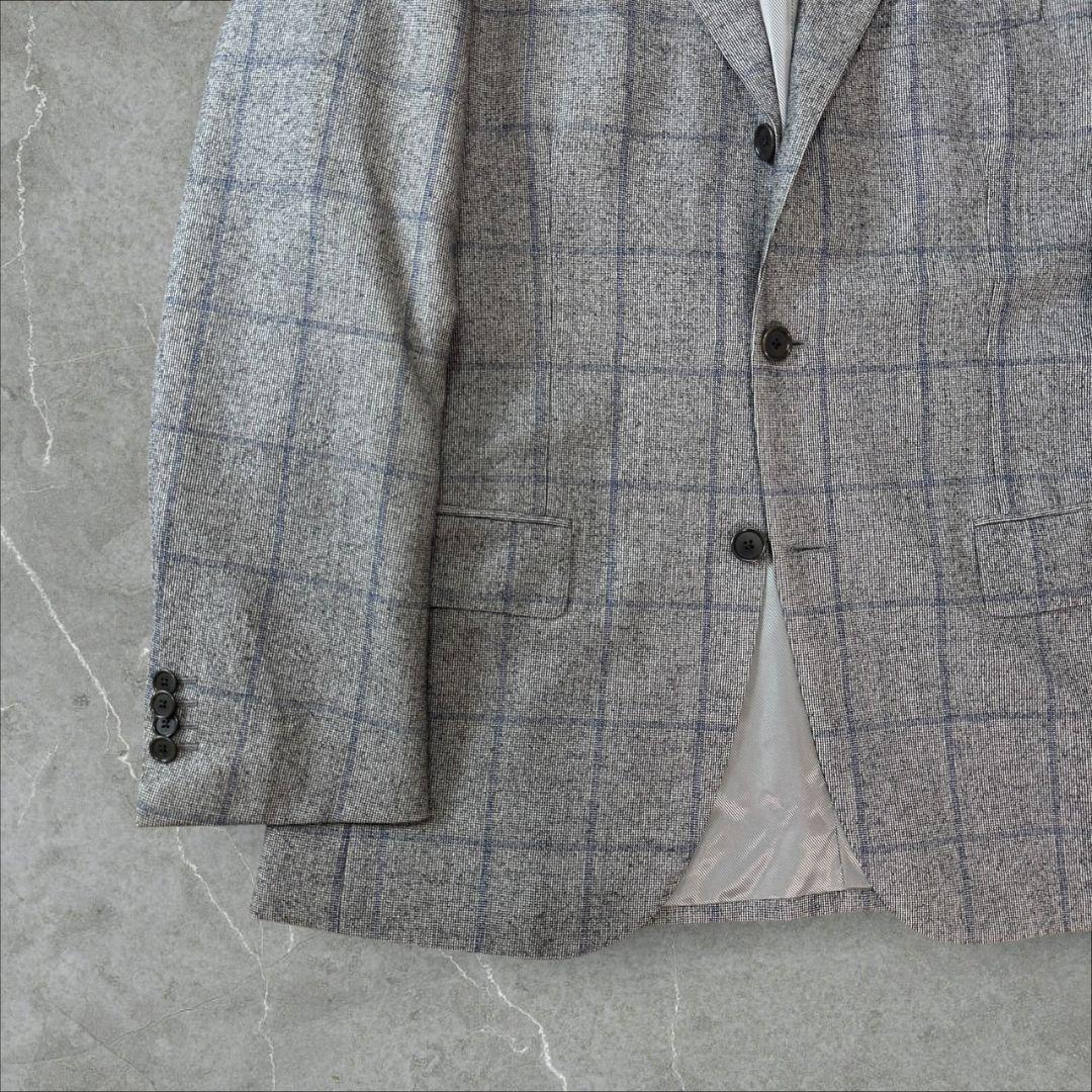 BEAMS F テーラードジャケットジャケット カノニコ グレー チェック