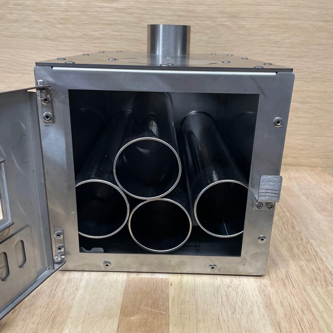 薪ストーブ　テント用　卓上　コンパクト　ステンレス　キャンプ　アウトドア