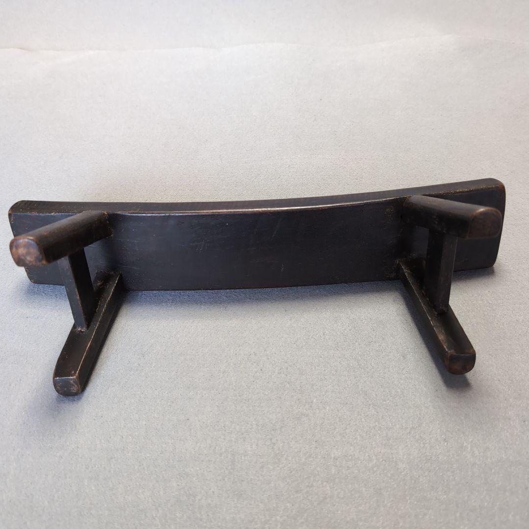 李朝 木製枕 枕 寝具 李朝家具 李朝工芸 李朝木工品 彫刻台 曲線